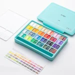 HIMI Twin Cup Jelly Gouache Paint Set 12ml 48 Colors - Image 3