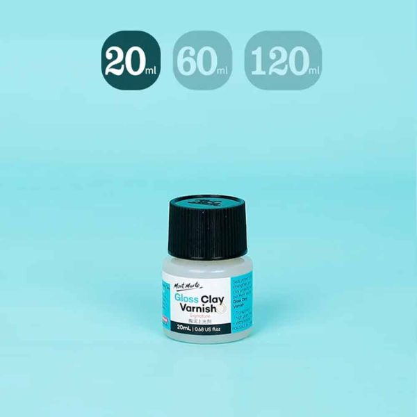 Mont Marte Gloss Clay Varnish 20ml/ 60ml/ 120ml