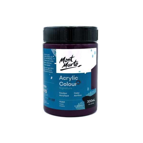 Mont Marte Acrylic Colour Paint 300ml Violet