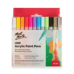 Mont Marte Acrylic Paint Pens Fine Tip 12pc