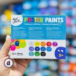 Mont Marte Poster Paints 12pc x 20ml - Image 3