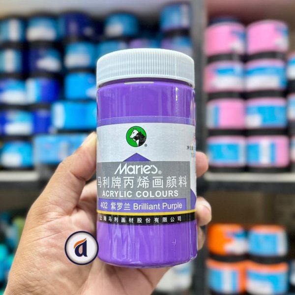 Maries Acrylic Colour 300ml Brilliant Purple