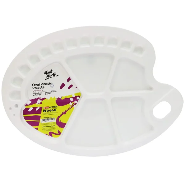Oval Plastic Palette (13.3 x 9.8in)