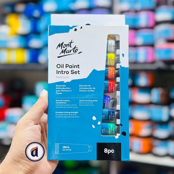 Mont Marte Transparent Oil Paint Intro Set 8pc x 18ml