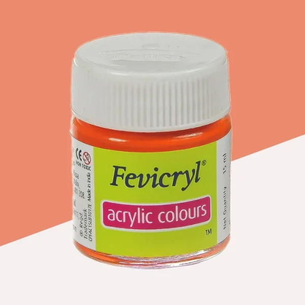 Fevicryl Acrylic Colour 15ml Orange