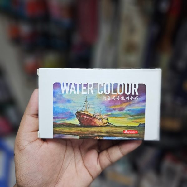 Superior Water Colour Cake paints 12pc