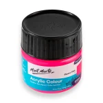 Mont Marte Acrylic Colour Paint 100ml Fluoro Pink - Image 2