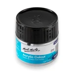 Mont Marte Acrylic Colour Paint 100ml Silver - Image 2
