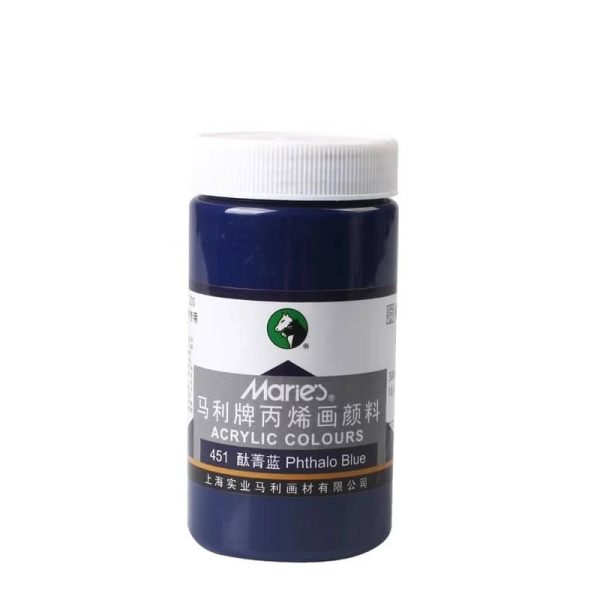 Maries Acrylic Colour 300ml Phthalo Blue
