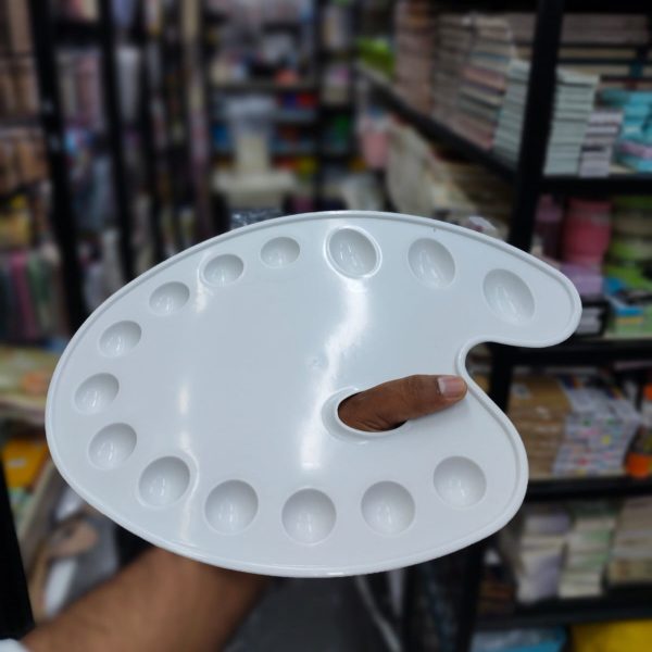 Water And Acrylic 14Hole Colour Mixing Palette Size 10x13inc