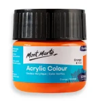 Mont Marte Acrylic Colour Paint 100ml Orange
