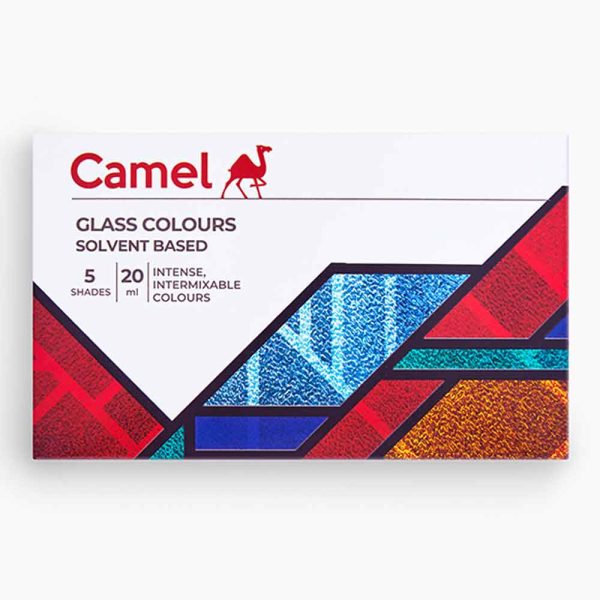 Camel Solvent Based Glass Colour 20ml Each