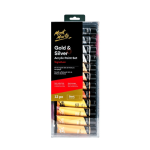 Mont Marte Gold and Silver Acrylic Paint Set 12pc x 36ml