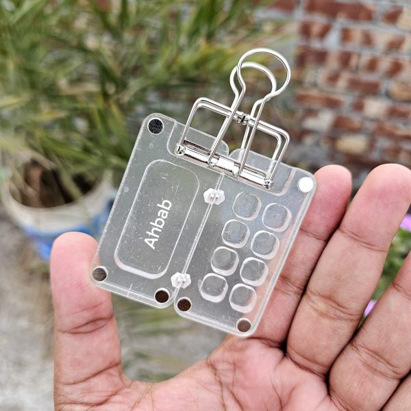 Mini 8 Grid Special Painting Colour Palette- Transparent