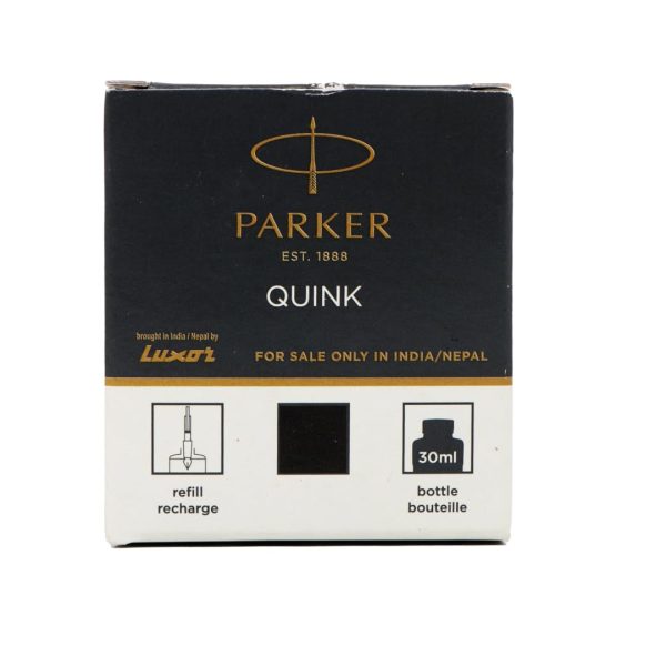 Parker Fountain Pen Ink 30ml Black