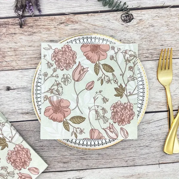 Deco Paper, Color Printed Napkins Dp: 265