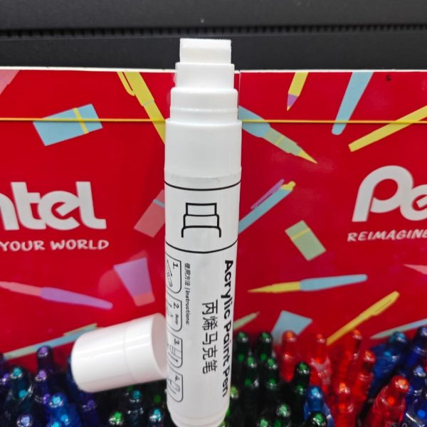 Mont Mart white acrylic calligraphy marker 15mm White