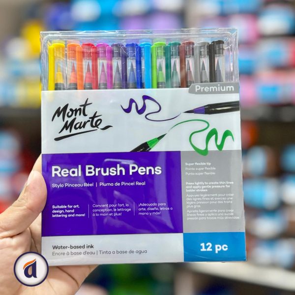 Mont Marte Real Brush Pens 12pc