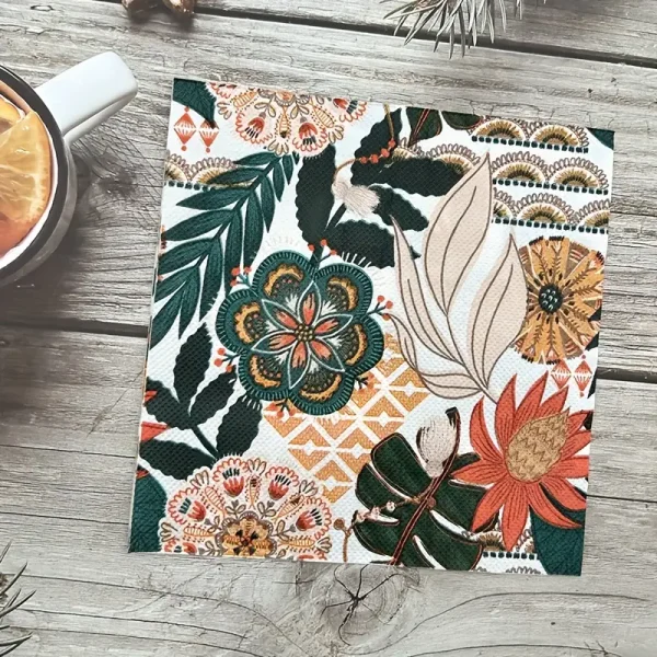 Deco Paper, Color Printed Napkins Dp: 245