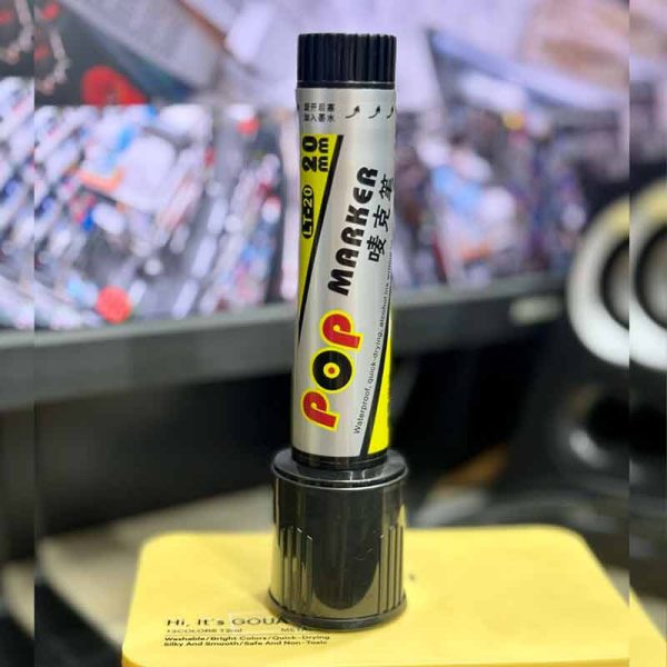 Leto Pop Marker 20mm Black
