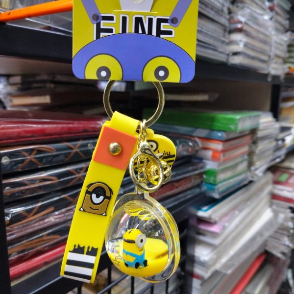 Minion-Themed Keychain (Bright yellow)