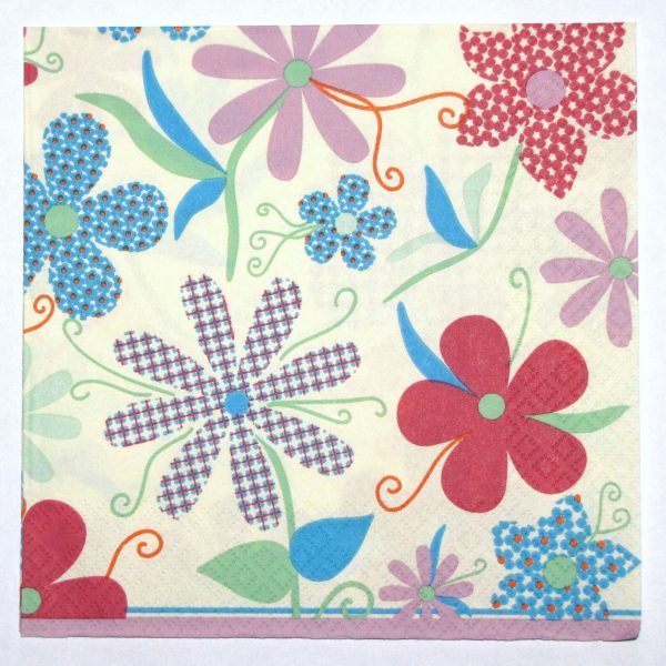 Deco Paper, Color Printed Napkins Dp: 104