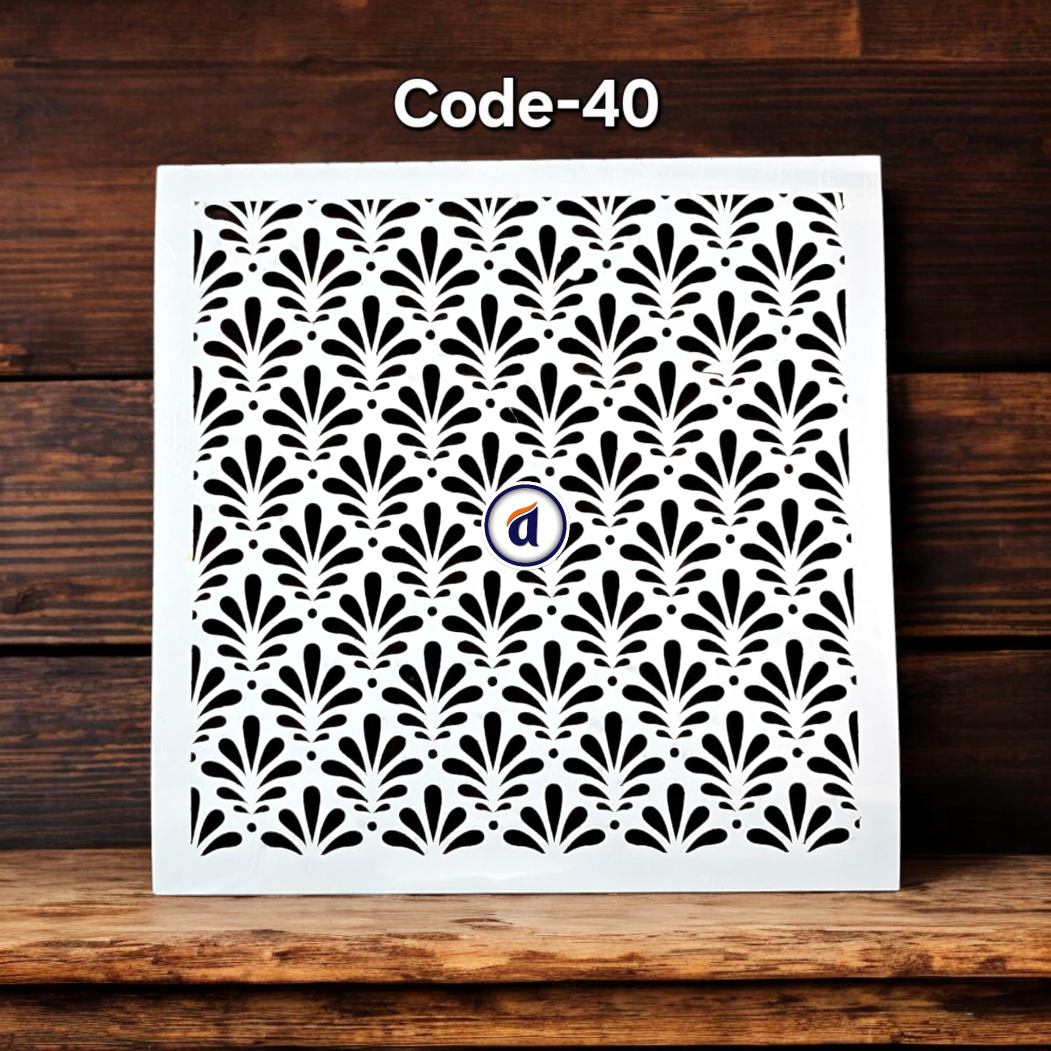 5ya2osmCCsnIJRvENDh.jpg Stencil Code 40 (8x8 inch) - Image 1