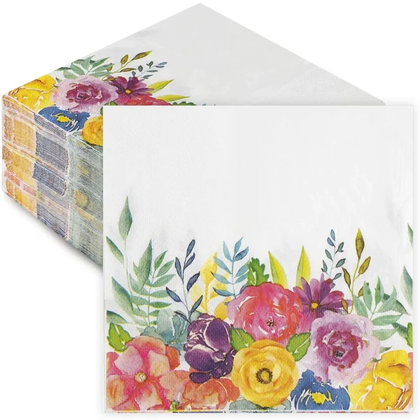 Deco Paper, Color Printed Napkins Dp: 135