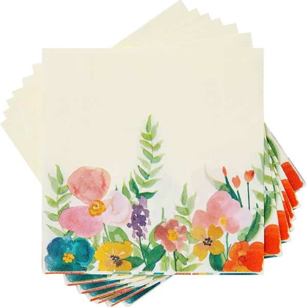 Deco Paper, Color Printed Napkins Dp: 136