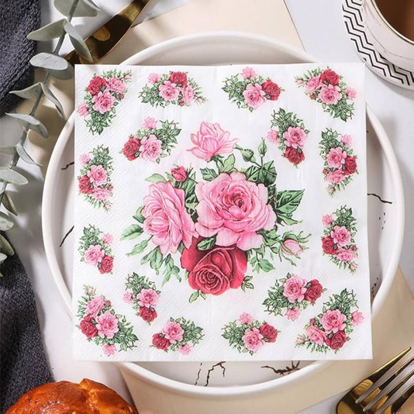 Deco Paper, Color Printed Napkins Dp: 285