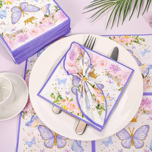 Deco Paper, Color Printed Napkins Dp: 225