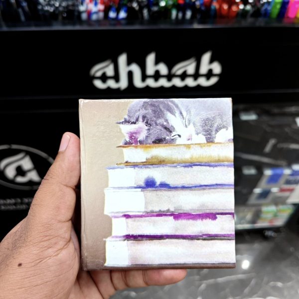 Ahbab Mini Art Pad Cat Nap [SIZE 3.2x3.4 inche]