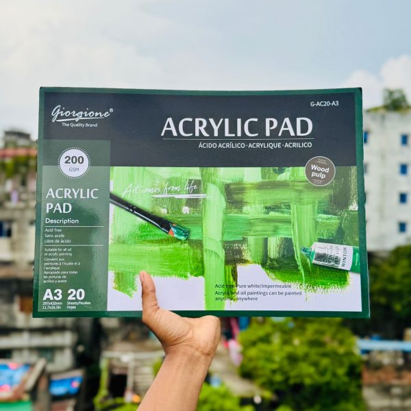 Giorgione Acrylic Pad 200gsm G-AC20-A3