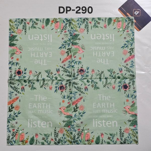 Deco Paper, Color Printed Napkins Dp: 290