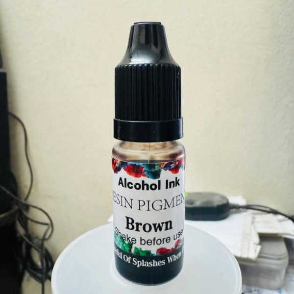 Alcohol ink resin pigment 10ML [ BROWN ]