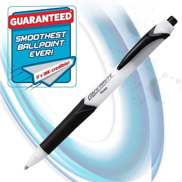 Pentel Glide Ball Point pen Black Ink (1.0mm) - 1 Pcs - BX910-A