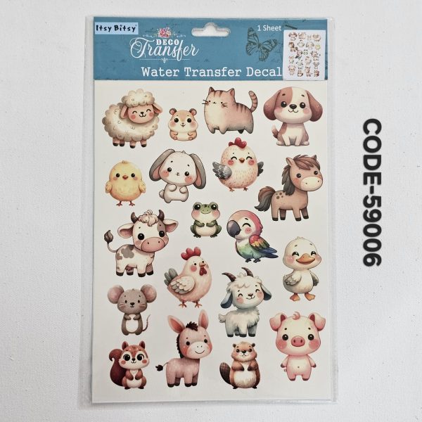 Water Transfer Decal Code - 59006