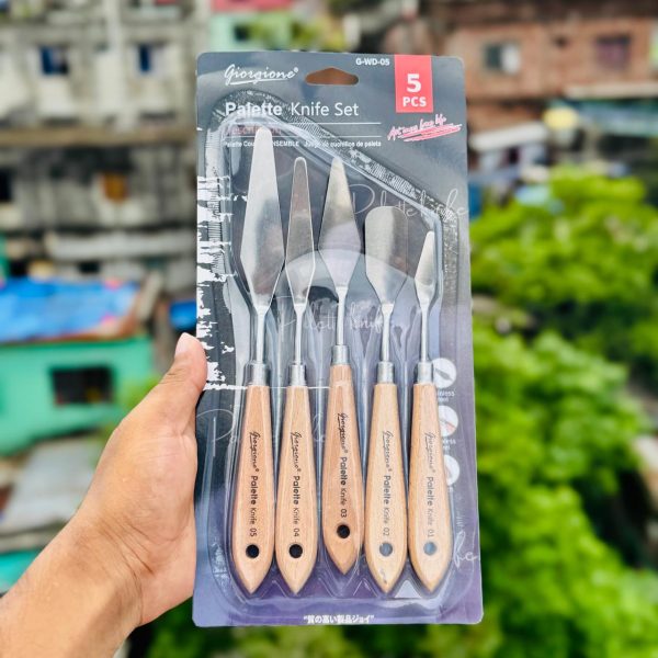 Giorgione Palette Knife Set 5pcs G-WD-05