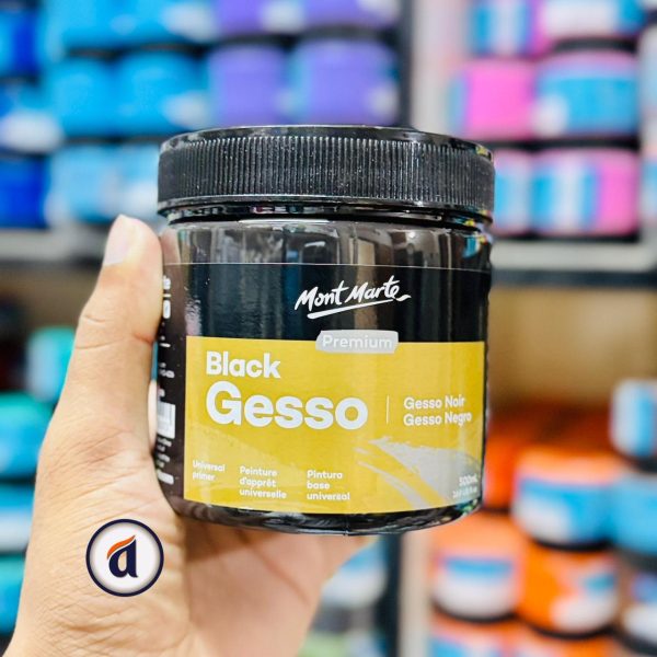 Mont Marte Black Gesso 500ml