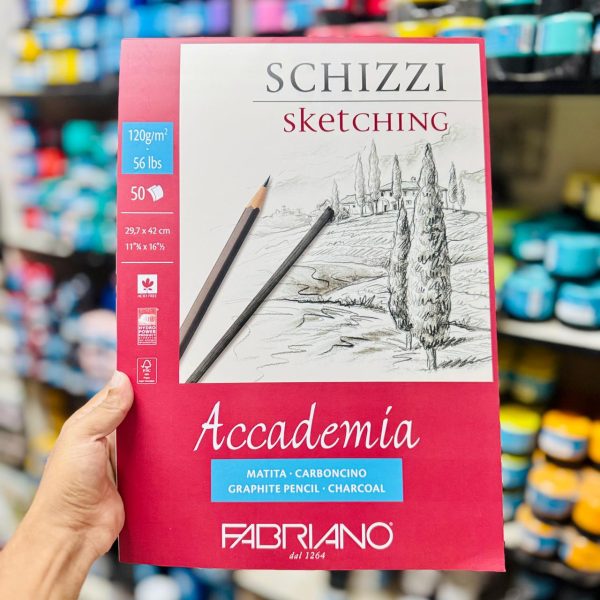 Fabriano Accademia Sketch Pad A3 120gsm 50 sheets