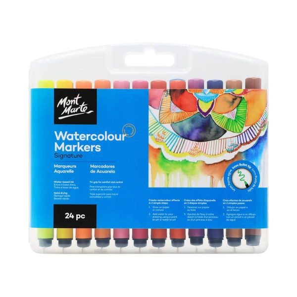 Mont Marte Watercolour Markers 24pc
