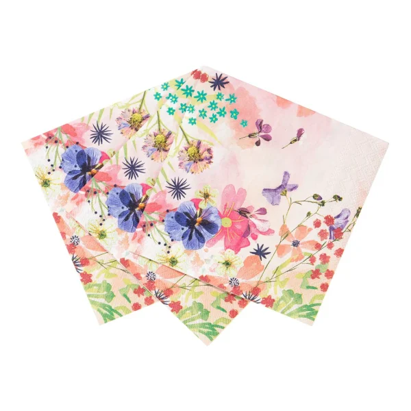 Deco Paper, Color Printed Napkins Dp: 138