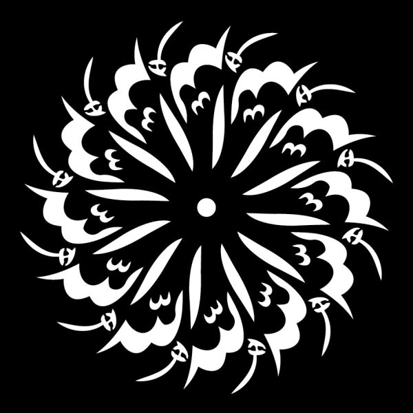 Stencil Code 66 (8x8 inch)