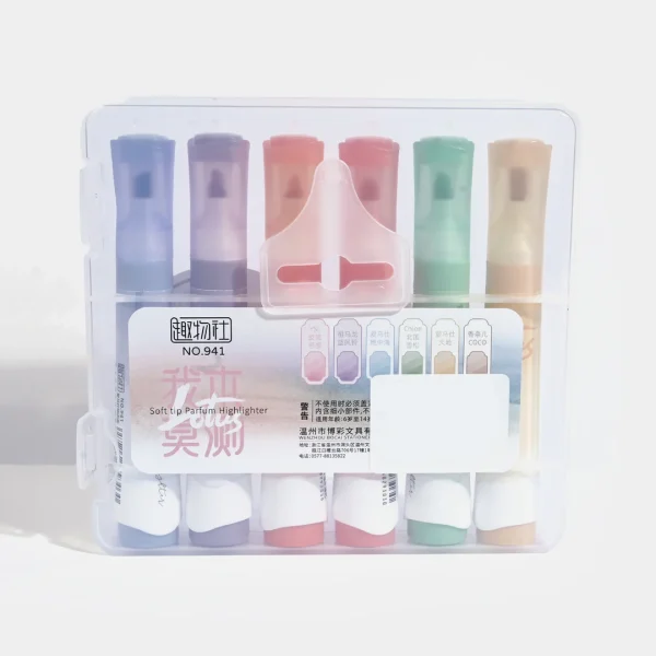 Soft Tip Parfum Highlighter Set 6 Colour No.941