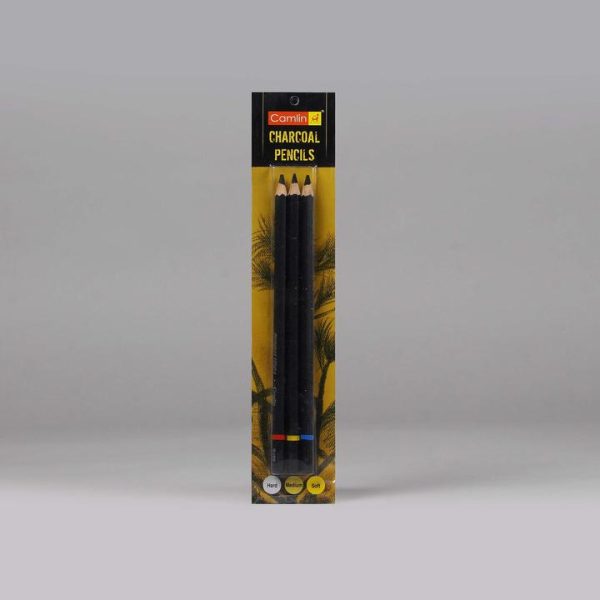 Camel Black Charcoal Pencils medium/soft/hard