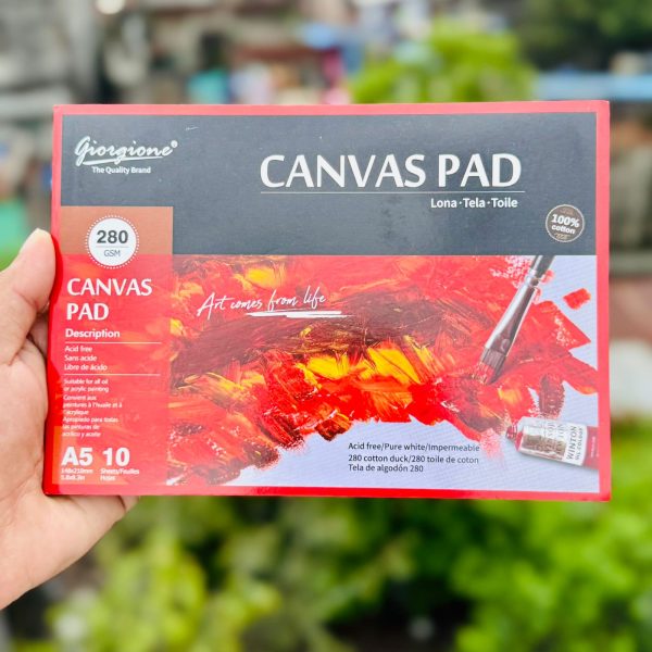 Giorgione Canvas Pad 280gsm G-CA10-A5