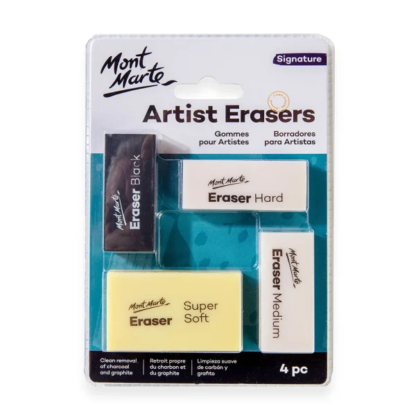 Mont Marte Artist Erasers 4pc