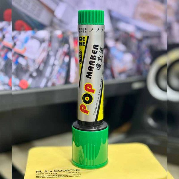 Leto Pop Marker 20mm Kelly Green