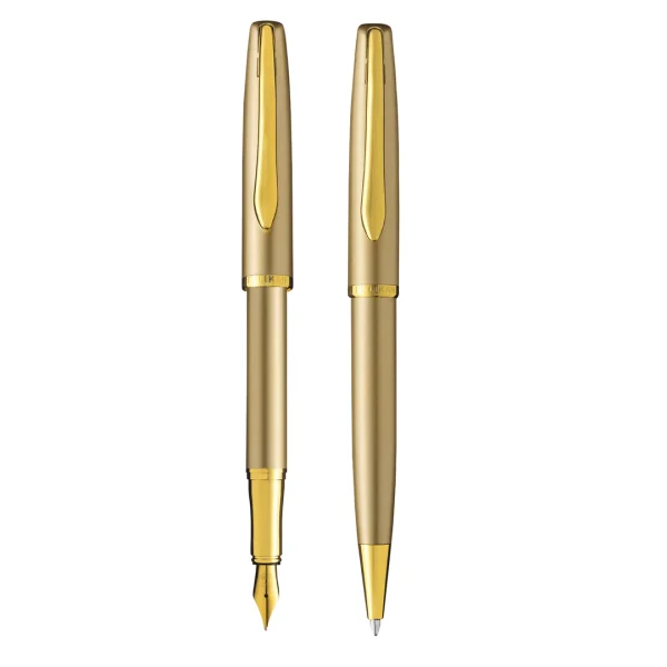 Pelikan Jazz Noble Elegance Set Fountain pen & Ballpoint pen [Gold Body]