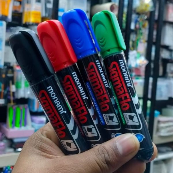 Monami Sigmaflo Liqid Chisel Permanent Marker